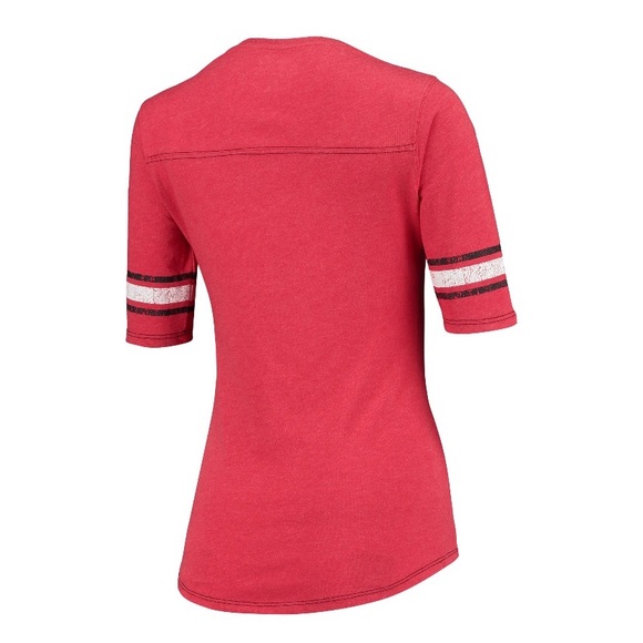 Women's Russell Nebraska Cornhuskers V-Neck - Picture 2 of 3